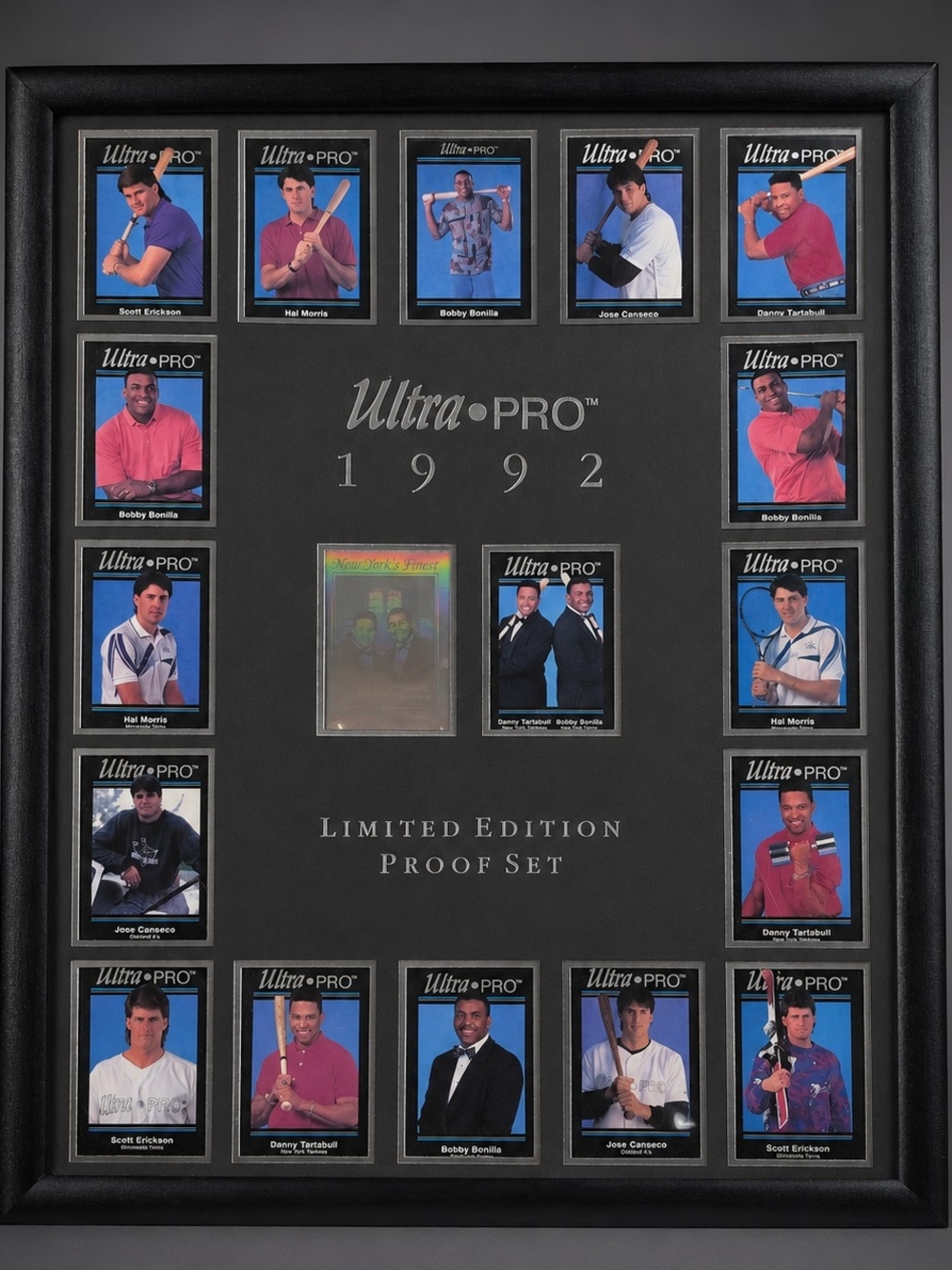 Ultra PRO 1992  Baseball Player Cards  Proof Set - Framed Collection